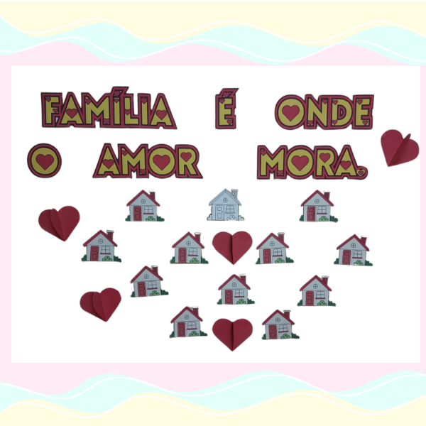 Painel interativo dia da família