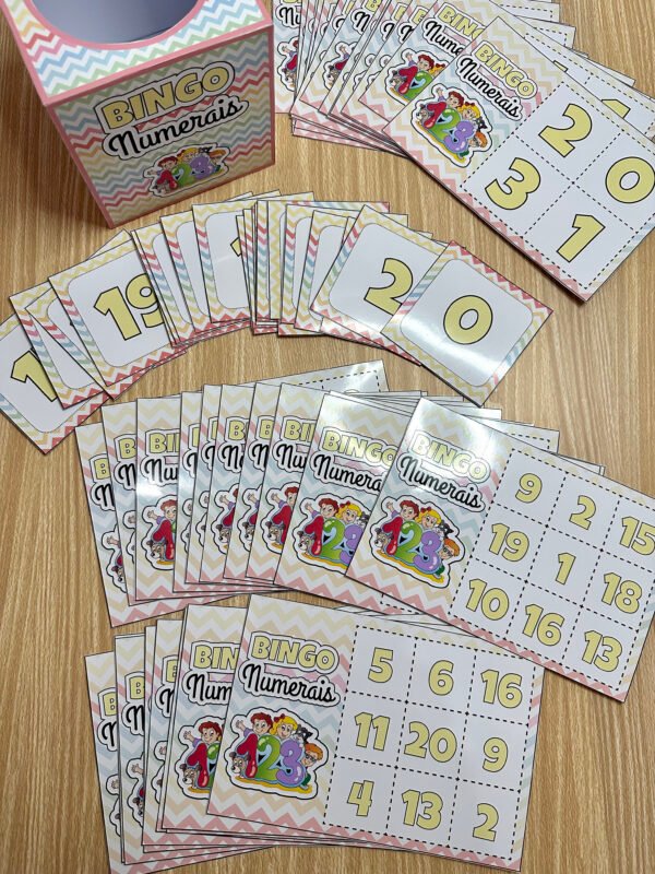 Bingo dos numerais. - Imagem 2