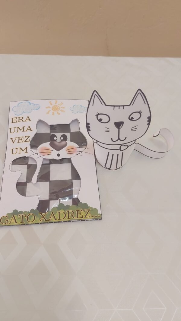 Envelope era uma vez um gato xadrez - Imagem 3