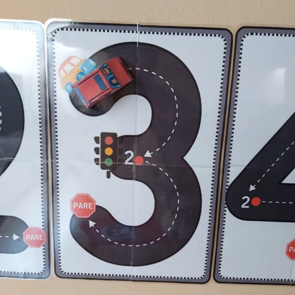 Números na pista