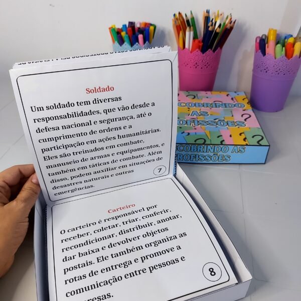 CAIXA DESCOBRINDO AS PROFISSÕES - Imagem 4