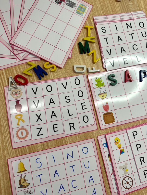 Tabuleiro das palavras letras