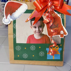 Arte para sacola surpresa NATAL