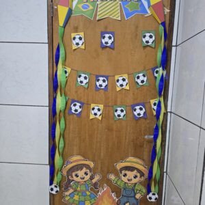 Painel festa junina com copa