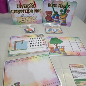 kit férias tema brinquedos